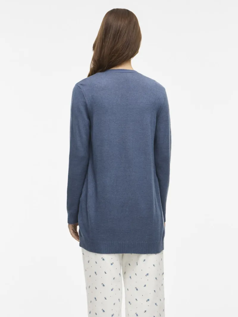 Vila Pullover & Sweatshirts*VIRIL OPEN L/S KNIT CARDIGAN - NOOS Vintage Indigo