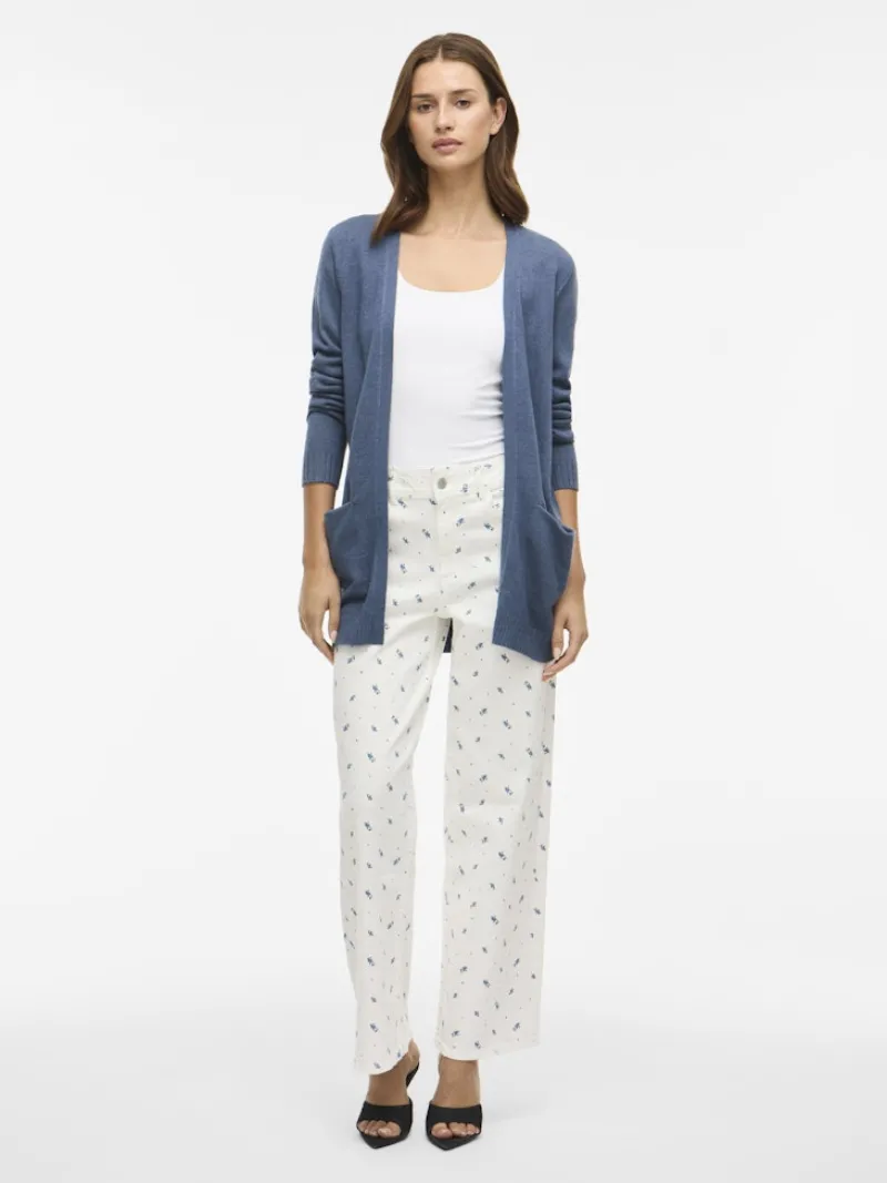 Vila Pullover & Sweatshirts*VIRIL OPEN L/S KNIT CARDIGAN - NOOS Vintage Indigo