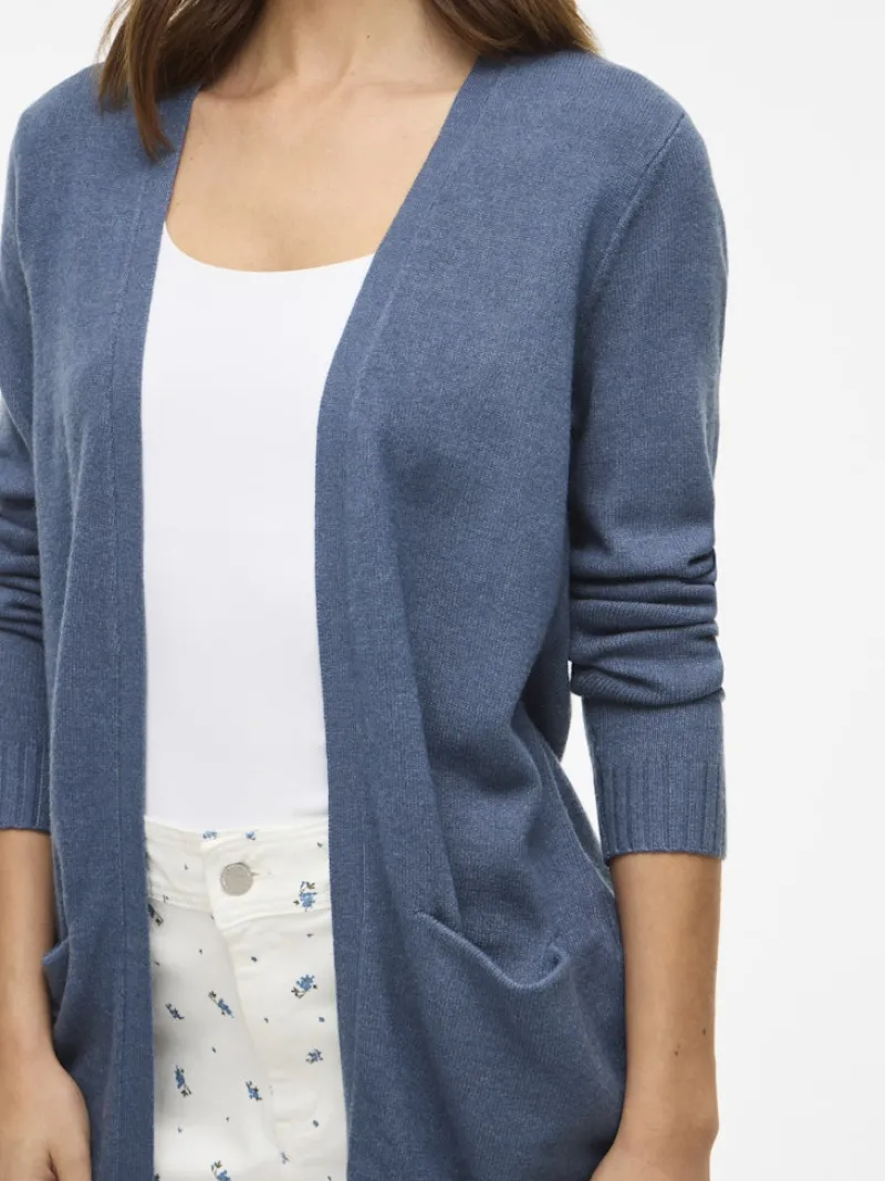 Vila Pullover & Sweatshirts*VIRIL OPEN L/S KNIT CARDIGAN - NOOS Vintage Indigo