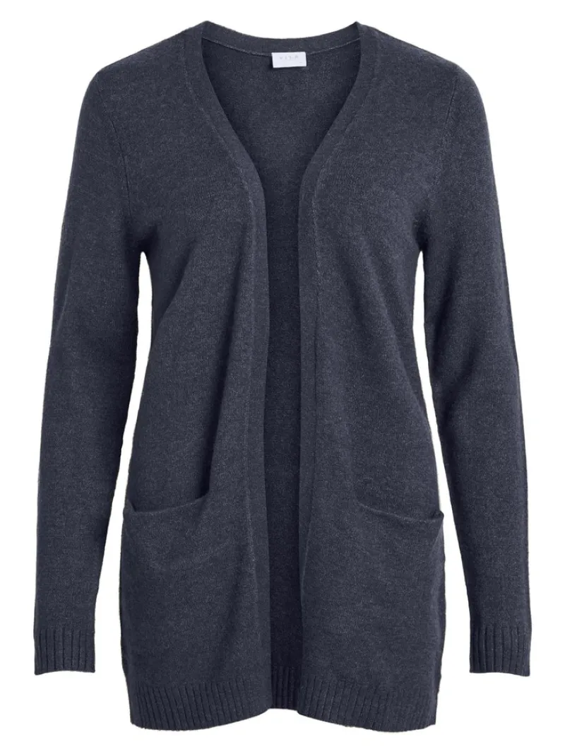 Vila Pullover & Sweatshirts*VIRIL OPEN L/S KNIT CARDIGAN - NOOS blau4
