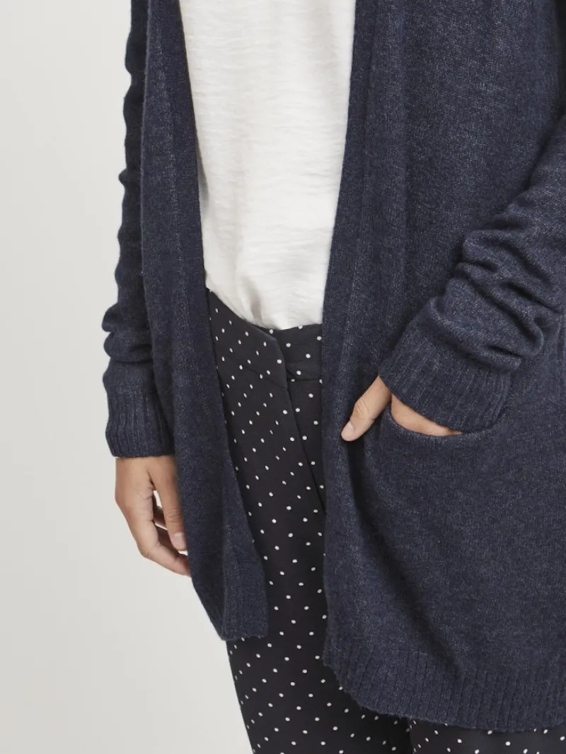 Vila Pullover & Sweatshirts*VIRIL OPEN L/S KNIT CARDIGAN - NOOS blau4
