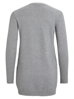 Vila Pullover & Sweatshirts*VIRIL OPEN L/S KNIT CARDIGAN - NOOS hellgrau2