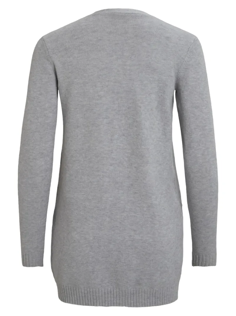 Vila Pullover & Sweatshirts*VIRIL OPEN L/S KNIT CARDIGAN - NOOS hellgrau2
