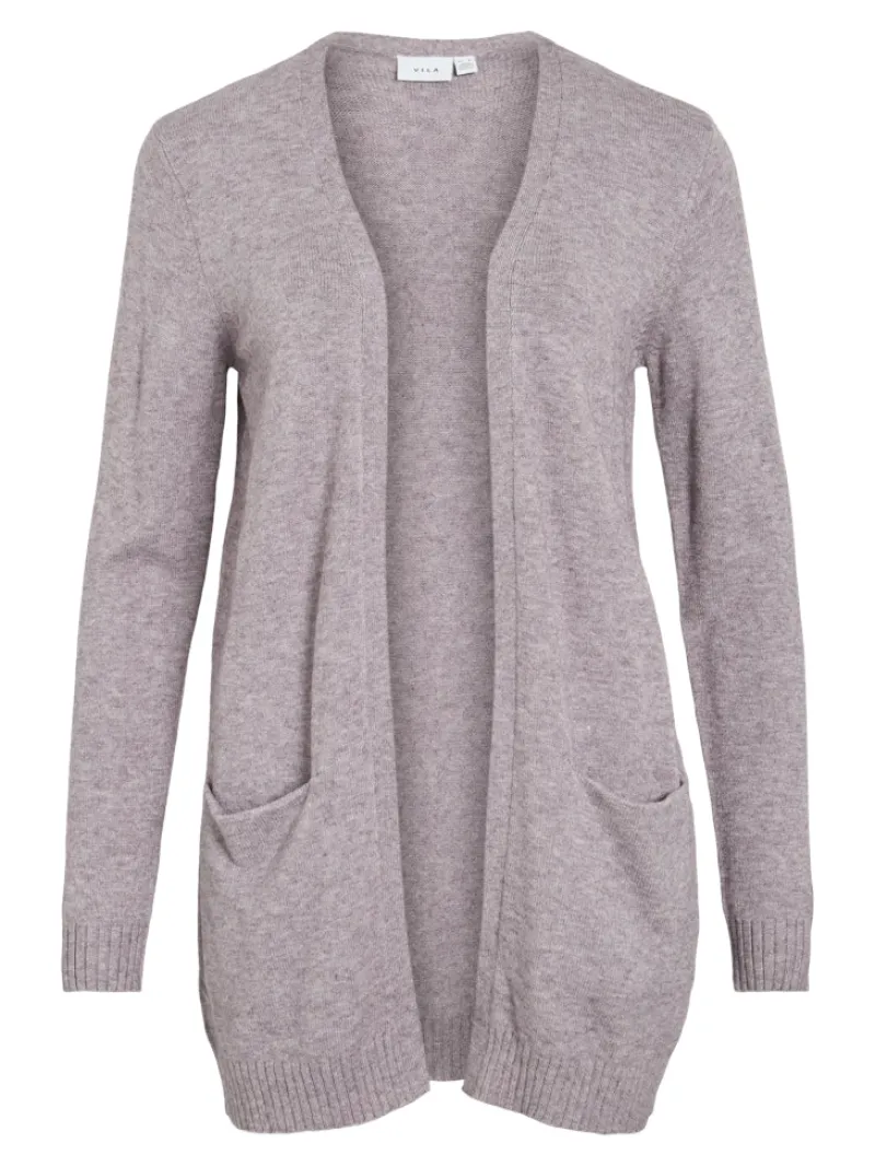 Vila Pullover & Sweatshirts*VIRIL OPEN L/S KNIT CARDIGAN - NOOS toadstool