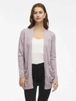 Vila Pullover & Sweatshirts*VIRIL OPEN L/S KNIT CARDIGAN - NOOS toadstool