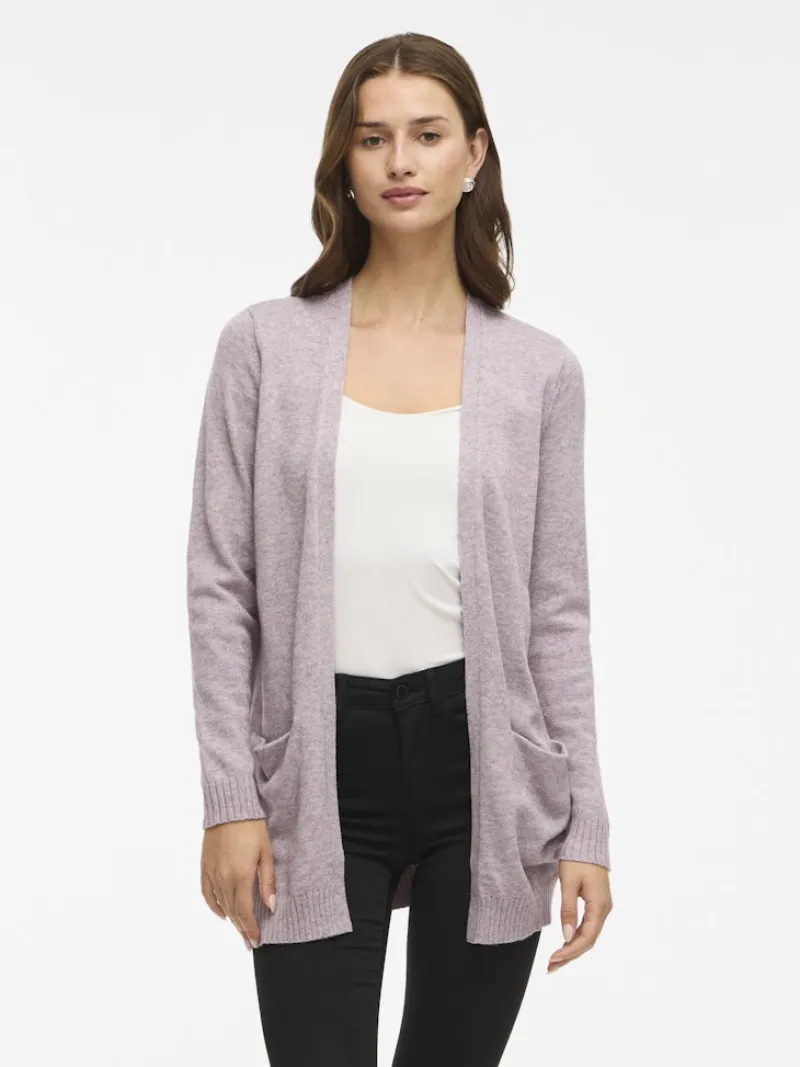 Vila Pullover & Sweatshirts*VIRIL OPEN L/S KNIT CARDIGAN - NOOS toadstool