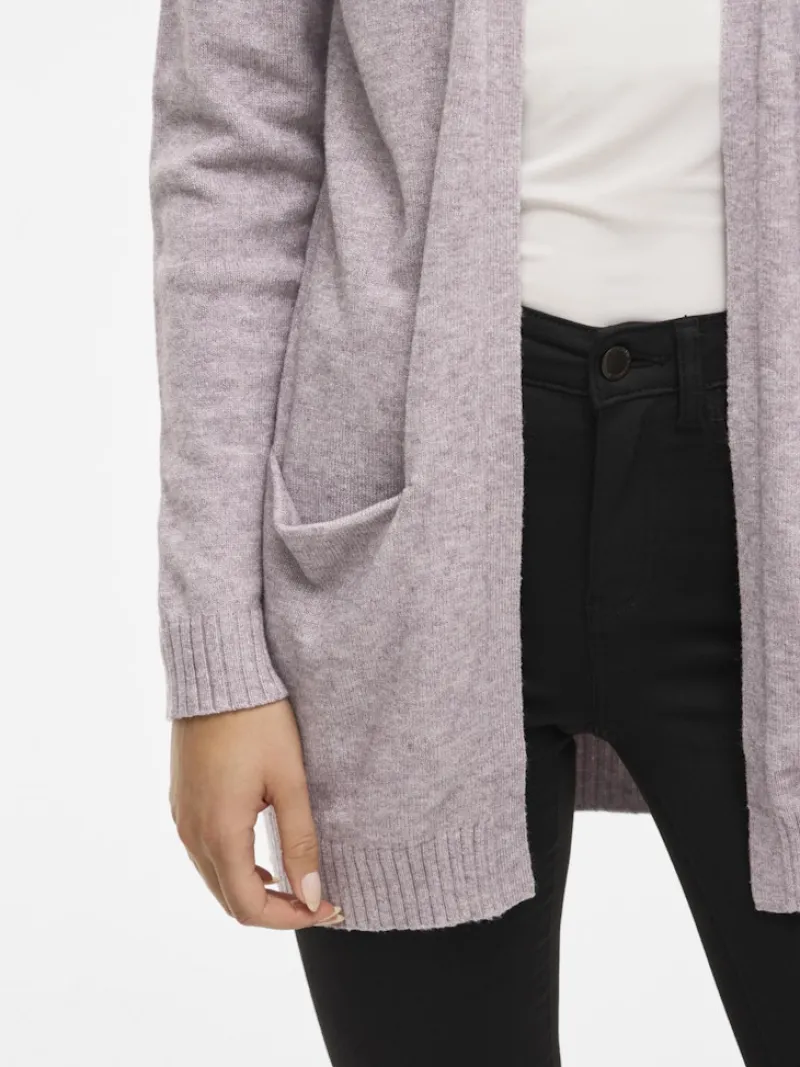 Vila Pullover & Sweatshirts*VIRIL OPEN L/S KNIT CARDIGAN - NOOS toadstool