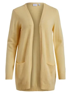 Vila Pullover & Sweatshirts*VIRIL OPEN L/S KNIT CARDIGAN - NOOS golden haze
