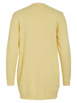 Vila Pullover & Sweatshirts*VIRIL OPEN L/S KNIT CARDIGAN - NOOS golden haze