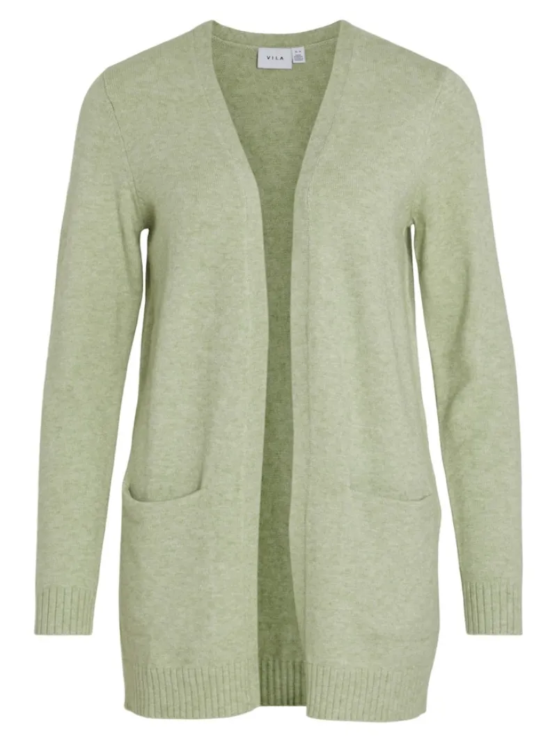 Vila Pullover & Sweatshirts*VIRIL OPEN L/S KNIT CARDIGAN - NOOS grün3
