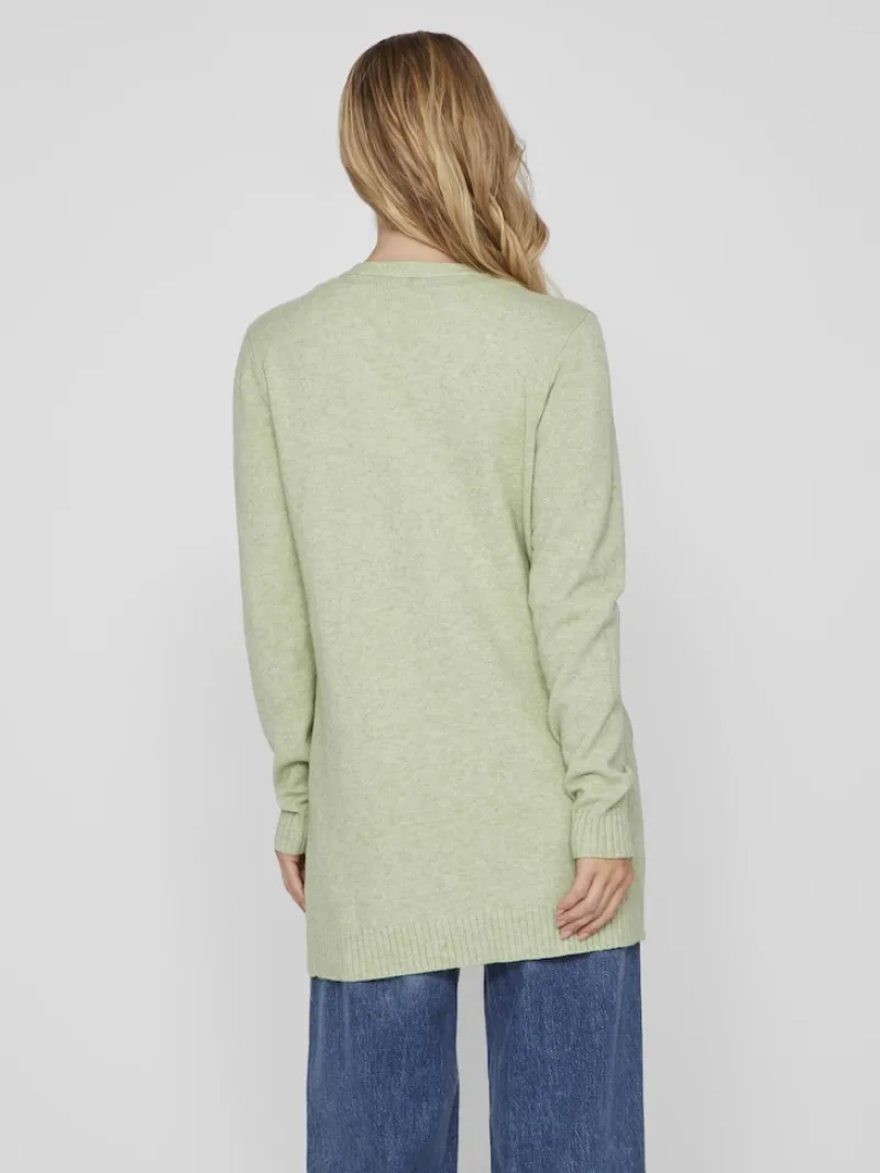 Vila Pullover & Sweatshirts*VIRIL OPEN L/S KNIT CARDIGAN - NOOS grün3