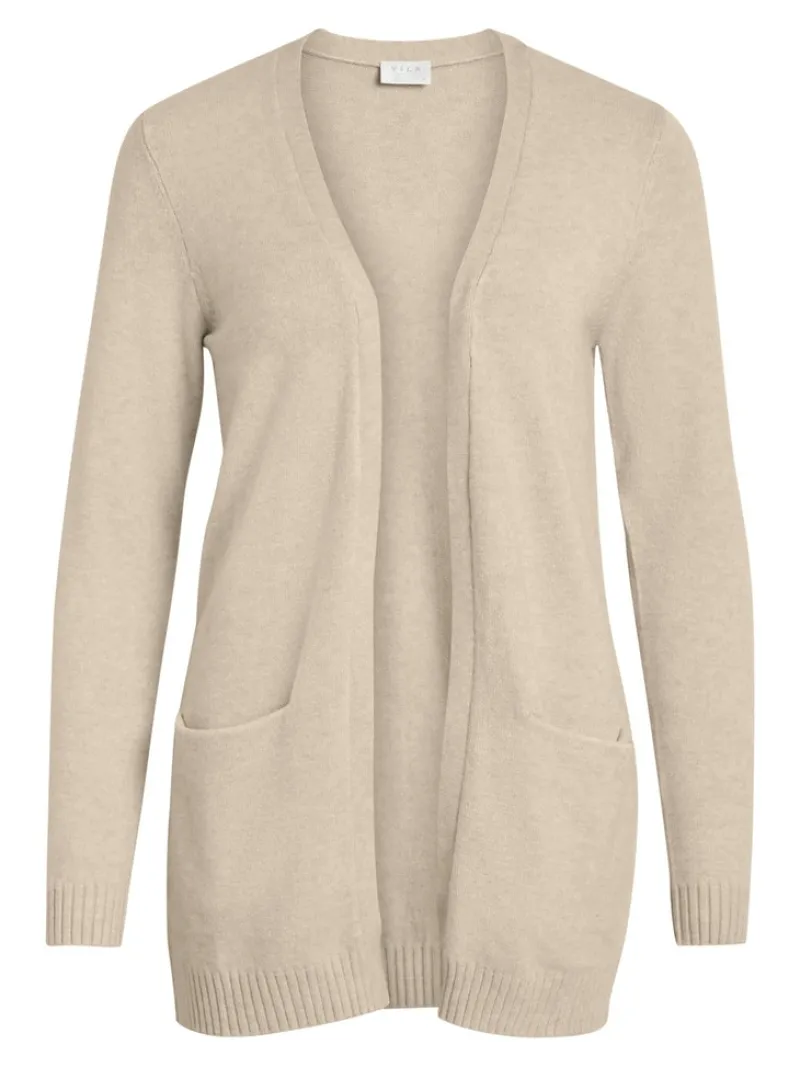 Vila Pullover & Sweatshirts*VIRIL OPEN L/S KNIT CARDIGAN - NOOS hellbraun1