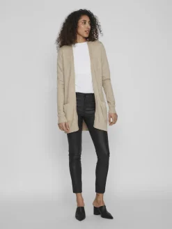 Vila Pullover & Sweatshirts*VIRIL OPEN L/S KNIT CARDIGAN - NOOS hellbraun1