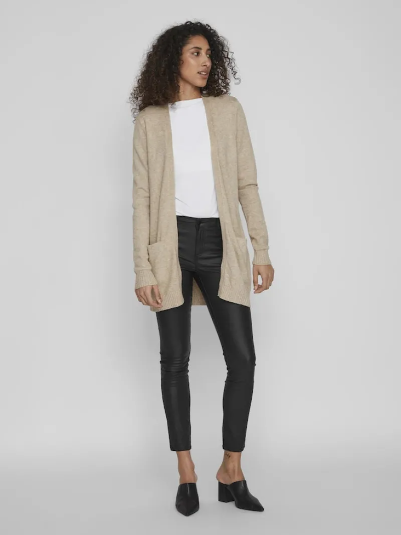Vila Pullover & Sweatshirts*VIRIL OPEN L/S KNIT CARDIGAN - NOOS hellbraun1