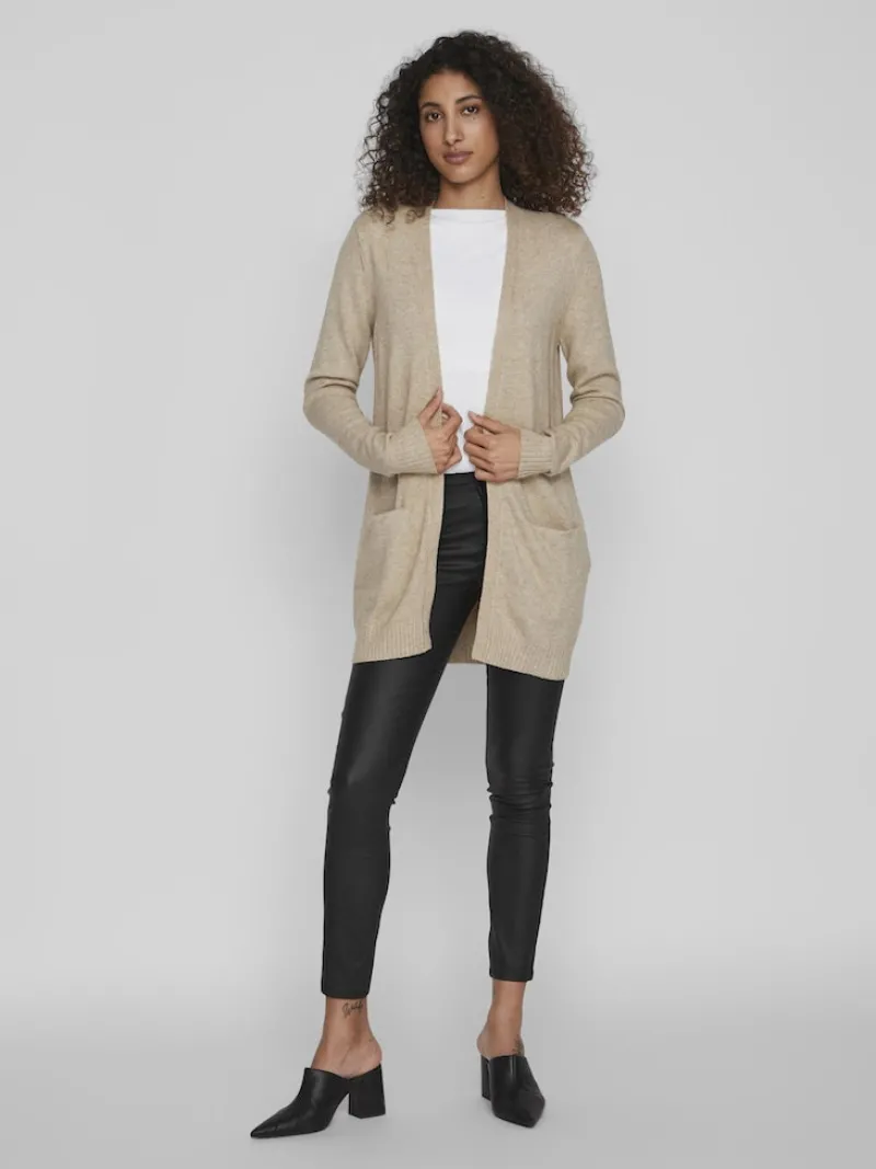 Vila Pullover & Sweatshirts*VIRIL OPEN L/S KNIT CARDIGAN - NOOS hellbraun1