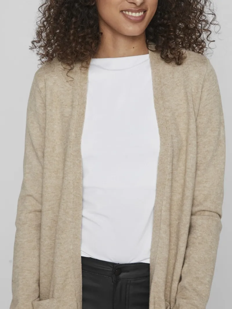 Vila Pullover & Sweatshirts*VIRIL OPEN L/S KNIT CARDIGAN - NOOS hellbraun1