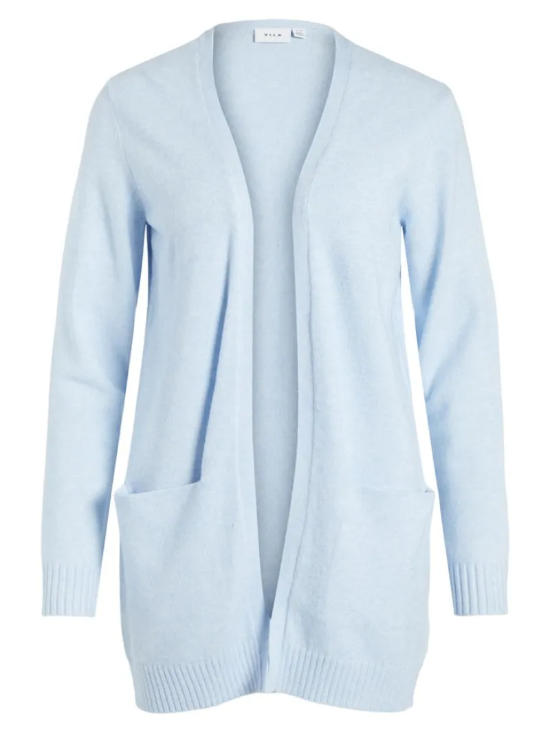 Vila Pullover & Sweatshirts*VIRIL OPEN L/S KNIT CARDIGAN - NOOS blau2