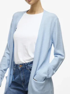 Vila Pullover & Sweatshirts*VIRIL OPEN L/S KNIT CARDIGAN - NOOS blau2