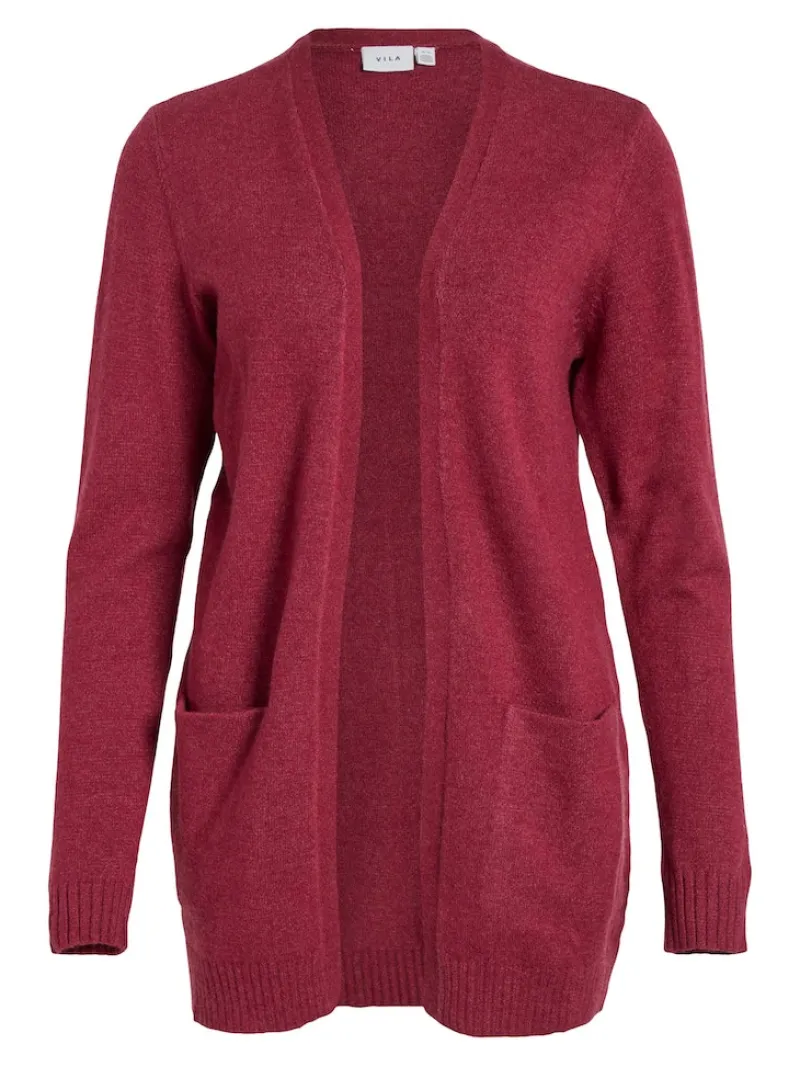 Vila Pullover & Sweatshirts*VIRIL OPEN L/S KNIT CARDIGAN - NOOS dunkellila1