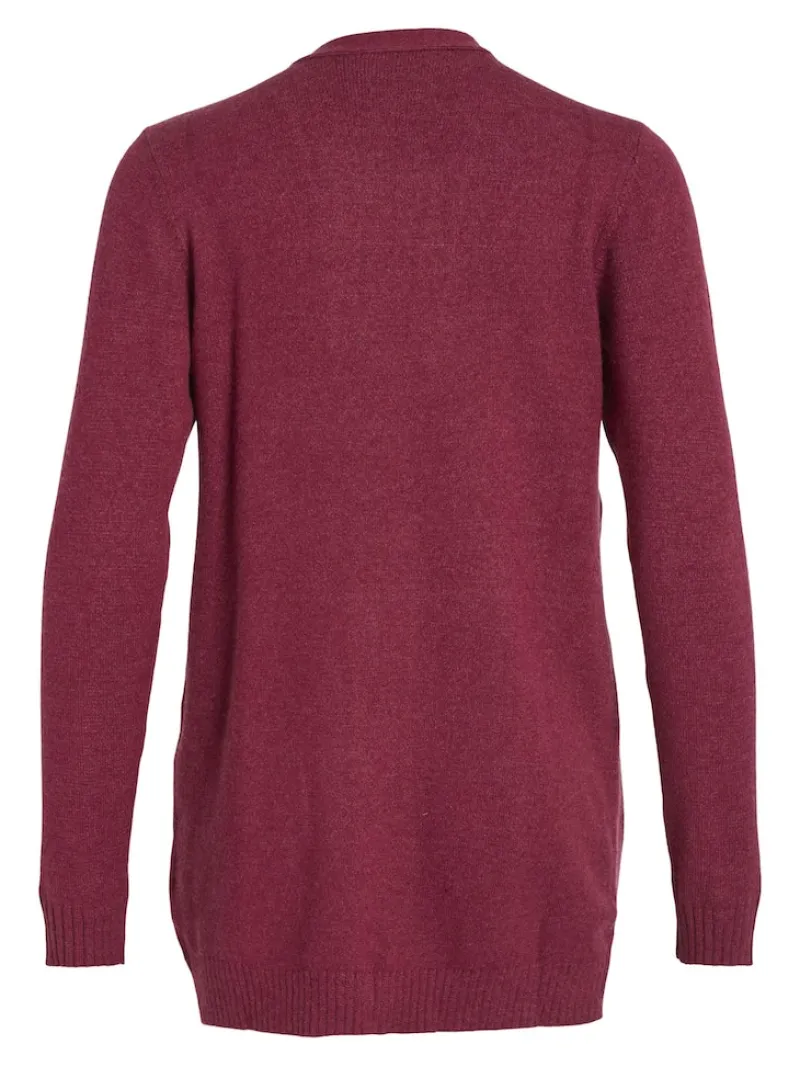 Vila Pullover & Sweatshirts*VIRIL OPEN L/S KNIT CARDIGAN - NOOS dunkellila1