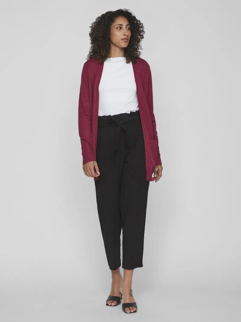 Vila Pullover & Sweatshirts*VIRIL OPEN L/S KNIT CARDIGAN - NOOS dunkellila1