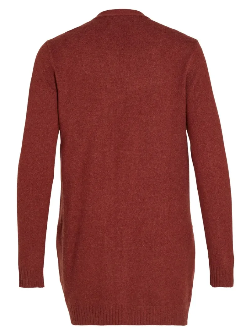 Vila Pullover & Sweatshirts*VIRIL OPEN L/S KNIT CARDIGAN - NOOS dunkelbraun1
