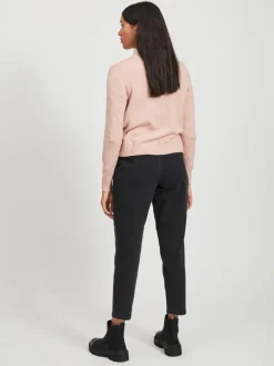 Vila Pullover & Sweatshirts*VIRIL SHORT L/S KNIT CARDIGAN-NOOS hellrosa1