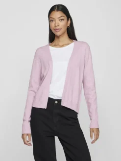 Vila Pullover & Sweatshirts*VIRIL SHORT L/S KNIT CARDIGAN-NOOS winsome orchid