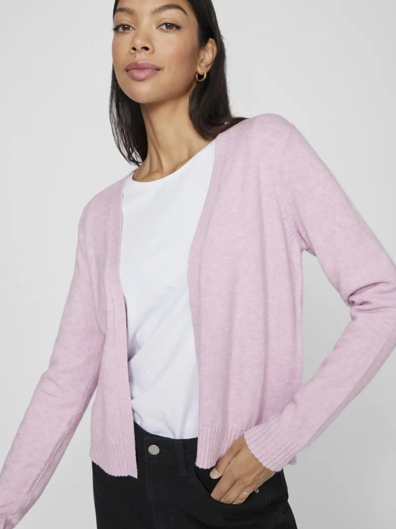 Vila Pullover & Sweatshirts*VIRIL SHORT L/S KNIT CARDIGAN-NOOS winsome orchid
