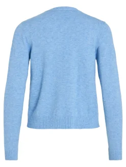 Vila Pullover & Sweatshirts*VIRIL SHORT L/S KNIT CARDIGAN-NOOS blissful blue