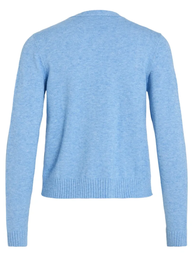 Vila Pullover & Sweatshirts*VIRIL SHORT L/S KNIT CARDIGAN-NOOS blissful blue