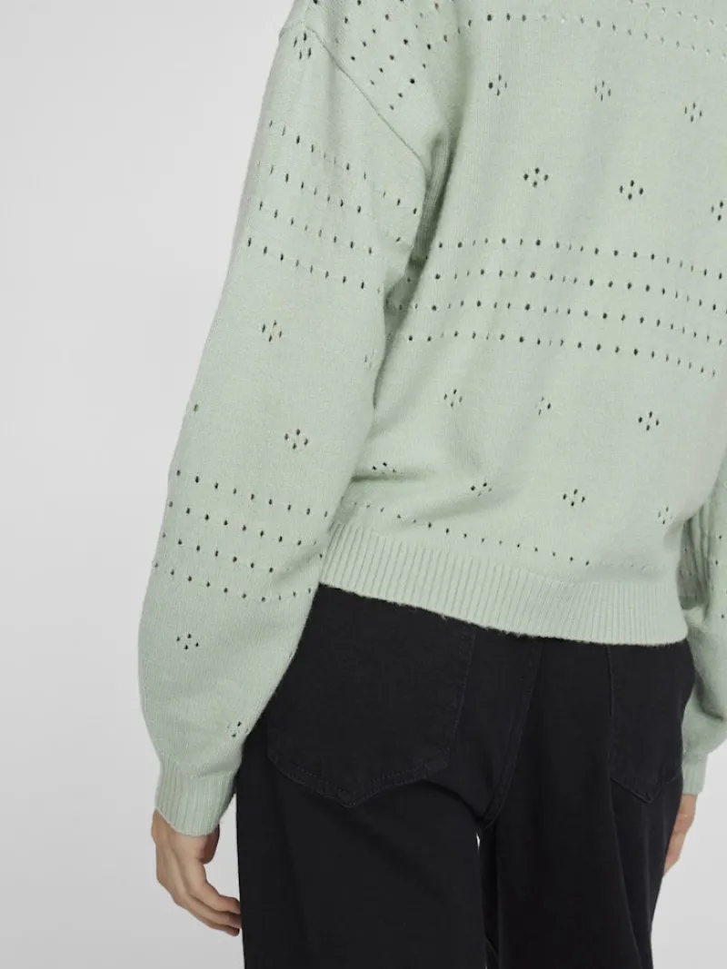 Vila Pullover & Sweatshirts*VIRIL V-NECK L/S KNIT CARDIGAN - NOOS silt green