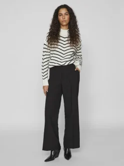 Vila Hosen*VIRILEY RW PANTS Black