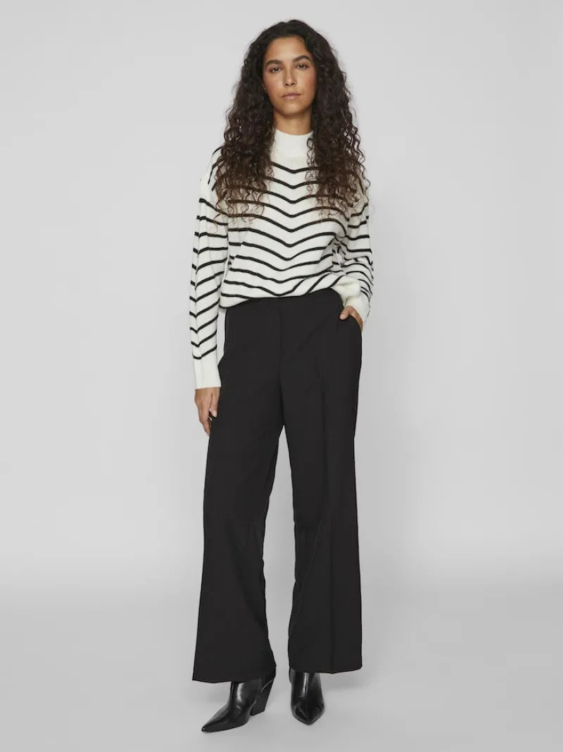 Vila Hosen*VIRILEY RW PANTS Black