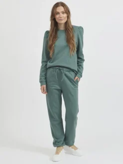 Vila Hosen*VIRUSTIE RW SWEAT PANT - NOOS north atlantic