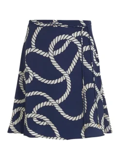 Tommy Hilfiger Röcke*VIS ROPE PRINT SHORT SKIRT coastal rope carbon navy