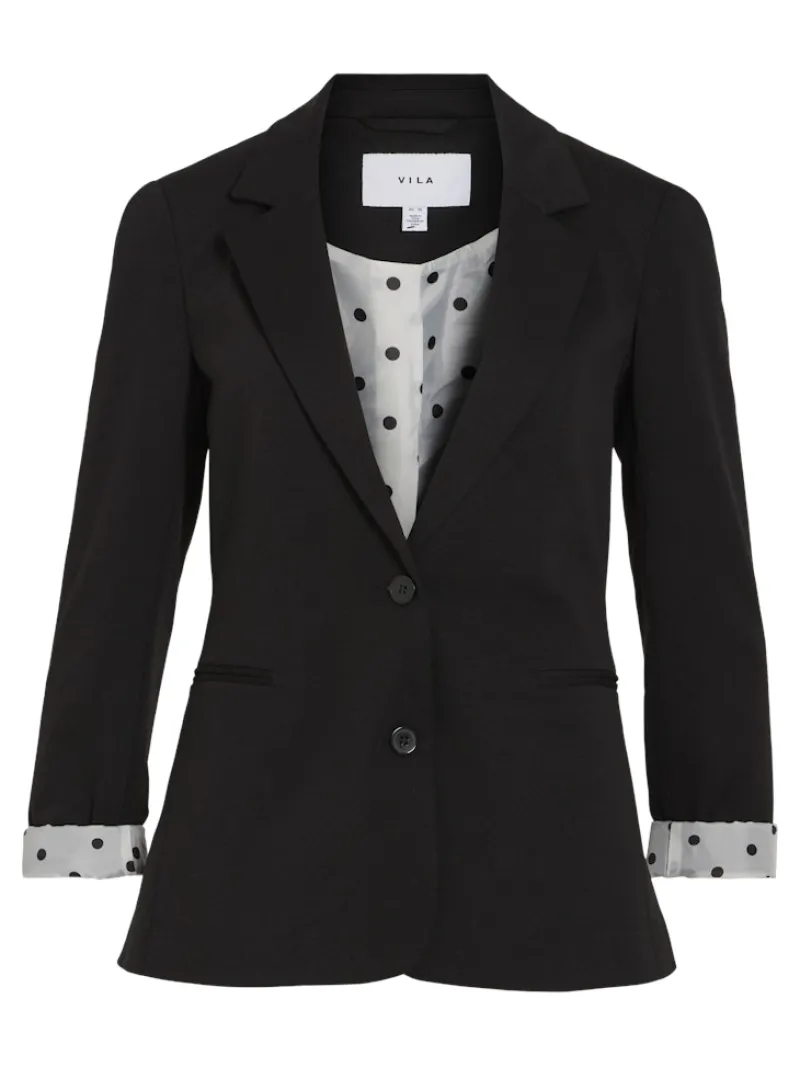 Vila Jacken*VISAGA L/S DOT DETAIL BLAZER/KA Black