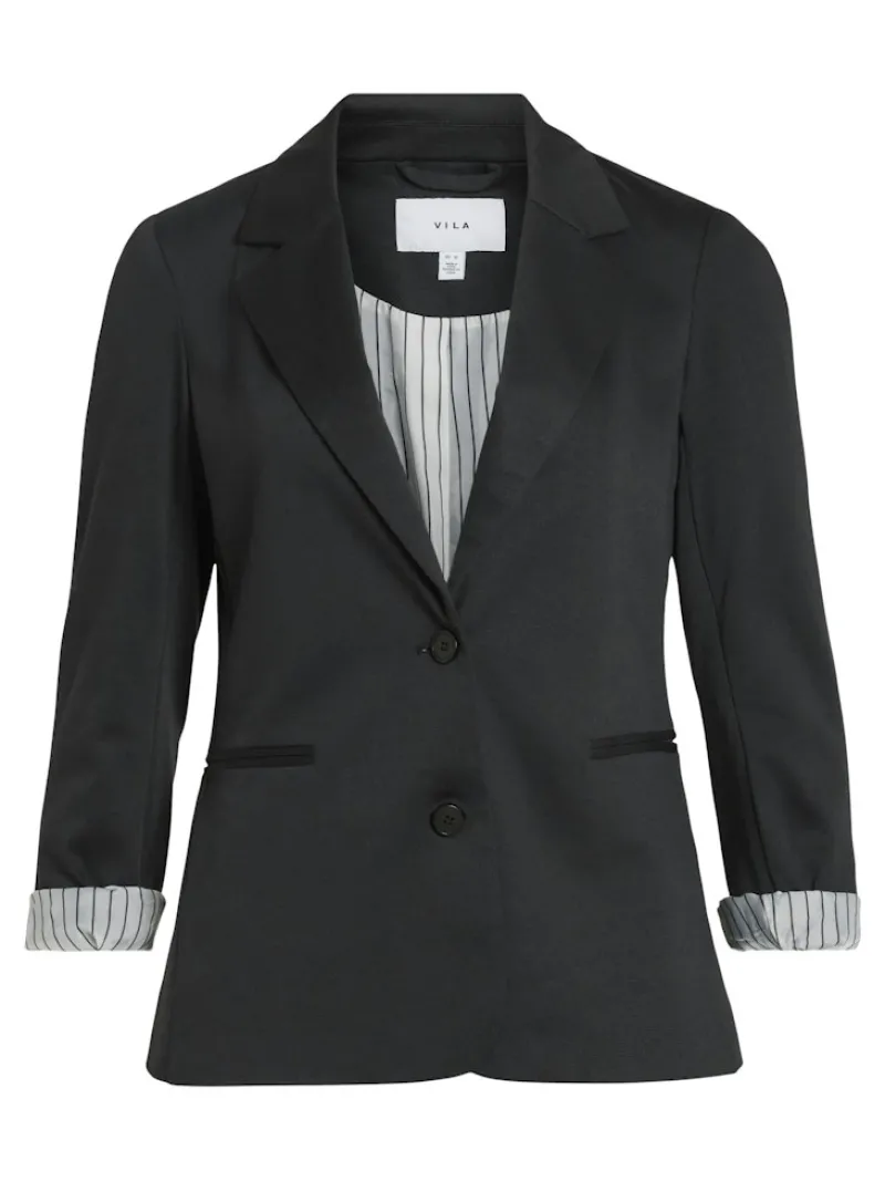 Vila Jacken*VISAGA L/S JERSEY BLAZER /KA Black