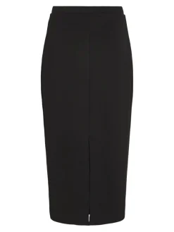 Vila Röcke*VISANDY HW MIDI SKIRT Black