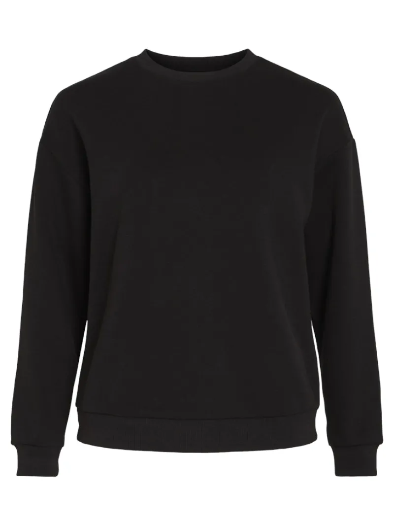 Vila Pullover & Sweatshirts*VISANDY L/S SWEAT TOP - NOOS Black