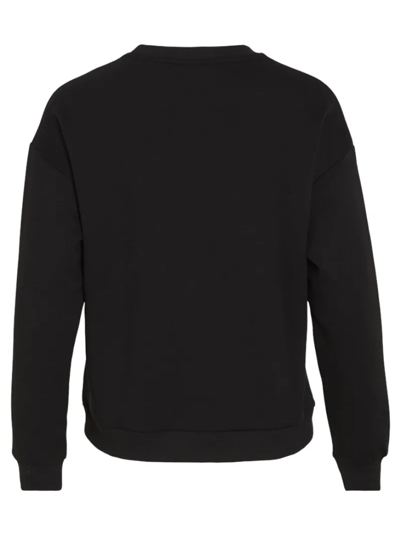 Vila Pullover & Sweatshirts*VISANDY L/S SWEAT TOP - NOOS Black