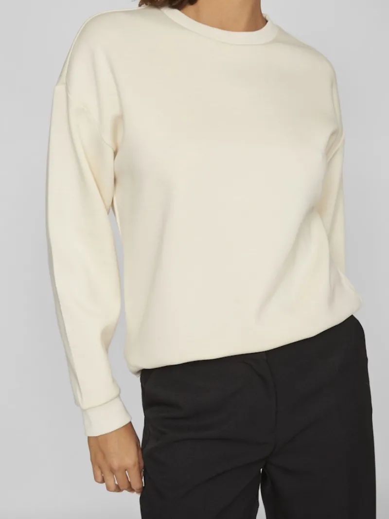 Vila Pullover & Sweatshirts*VISANDY L/S SWEAT TOP - NOOS birch