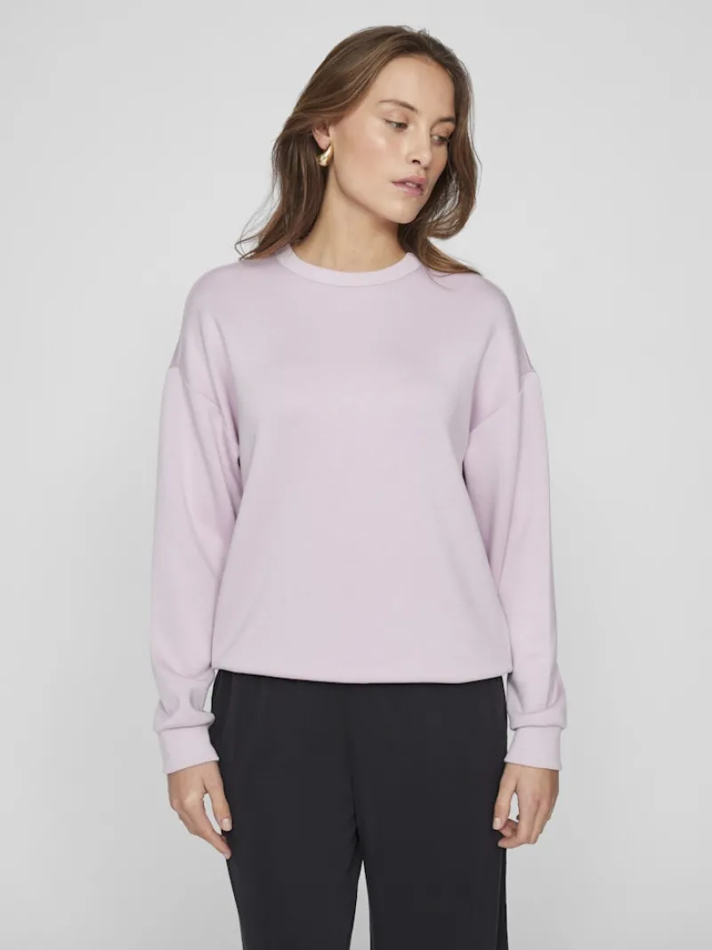Vila Pullover & Sweatshirts*VISANDY L/S SWEAT TOP - NOOS winsome orchid