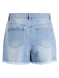 Vila Shorts*VISARA LILIAN RW SHORT DENIM SHORTS Light Blue Denim