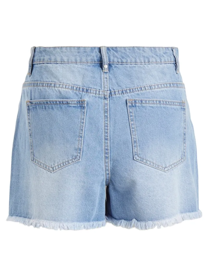 Vila Shorts*VISARA LILIAN RW SHORT DENIM SHORTS Light Blue Denim