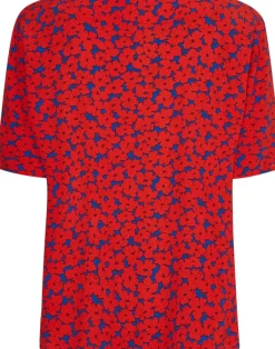 Tommy Hilfiger Blusen*VISCOSE CREPE FLORAL BLOUSE SS club house floral fireworks