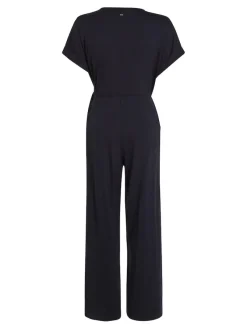 Tommy Hilfiger Kleider*VIS/EA V-NK KNOT JUMPSUIT SS desert sky