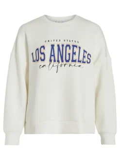 Vila Pullover & Sweatshirts*VISIF OVERSIZE SWEAT TOP optical snow1