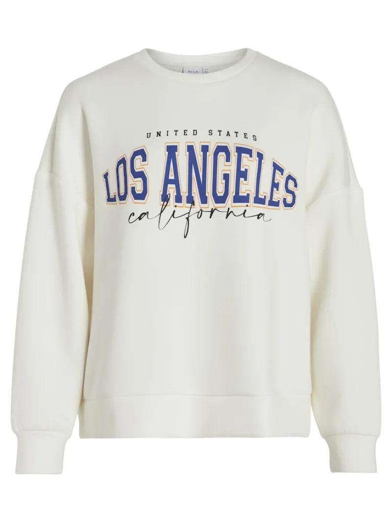 Vila Pullover & Sweatshirts*VISIF OVERSIZE SWEAT TOP optical snow1