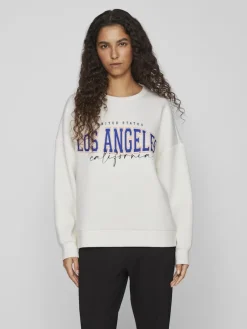 Vila Pullover & Sweatshirts*VISIF OVERSIZE SWEAT TOP optical snow1